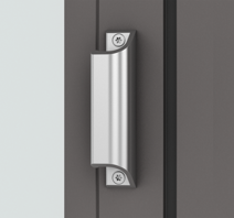 Cup handle for external fitting